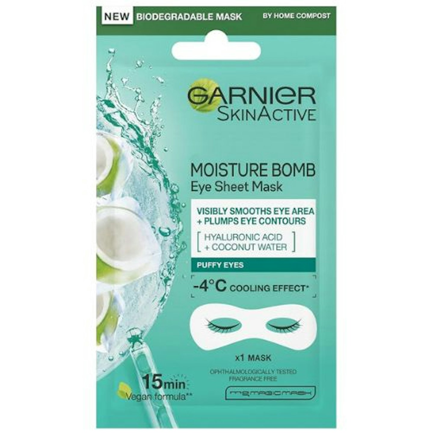 Garnier Moisture Bomb Coconut Water Eye Mask