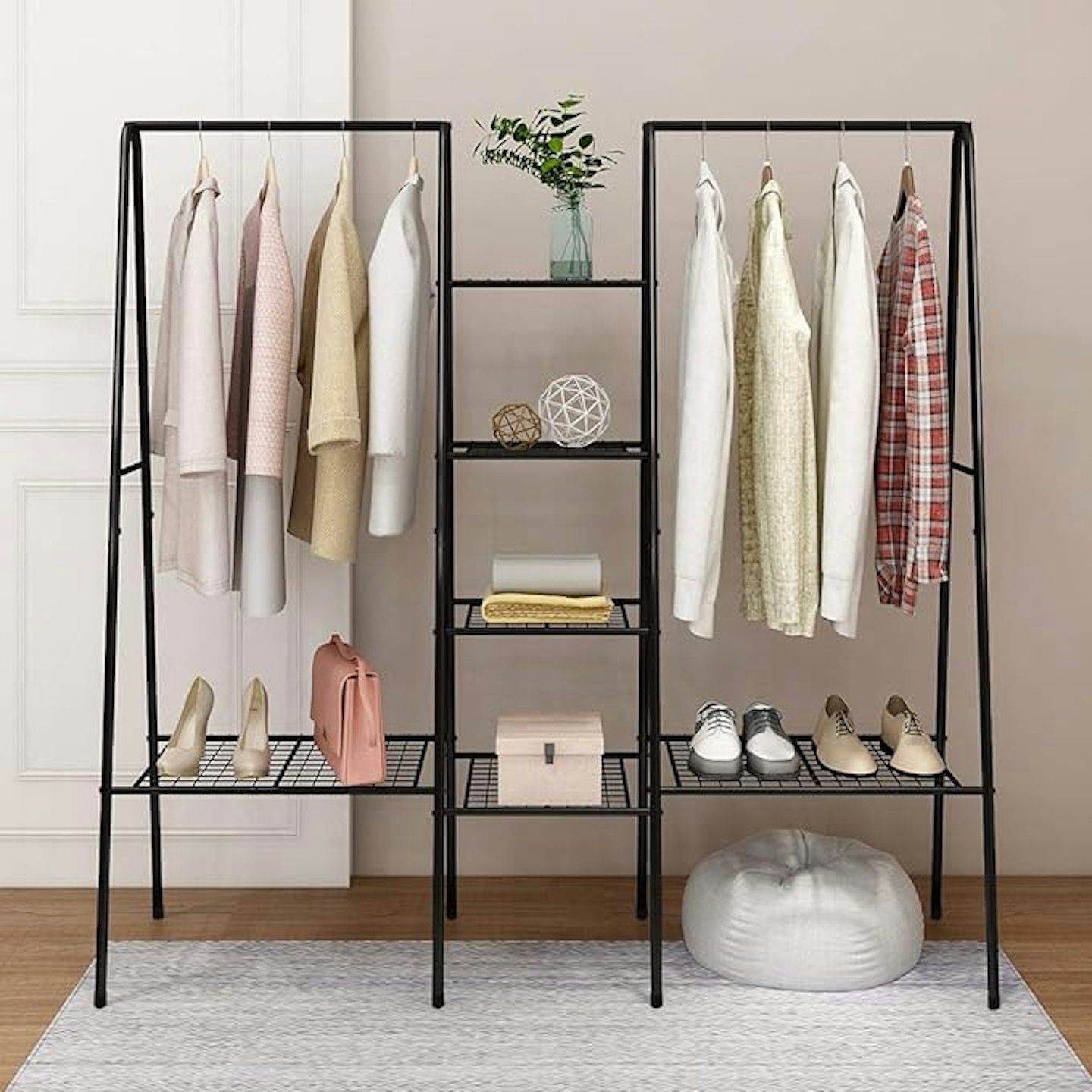 HOMERECOMMEND Clothing Rack Stand