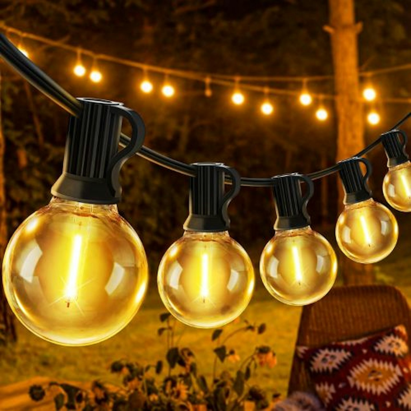 JEYMORKEY Festoon String Outdoor Lights