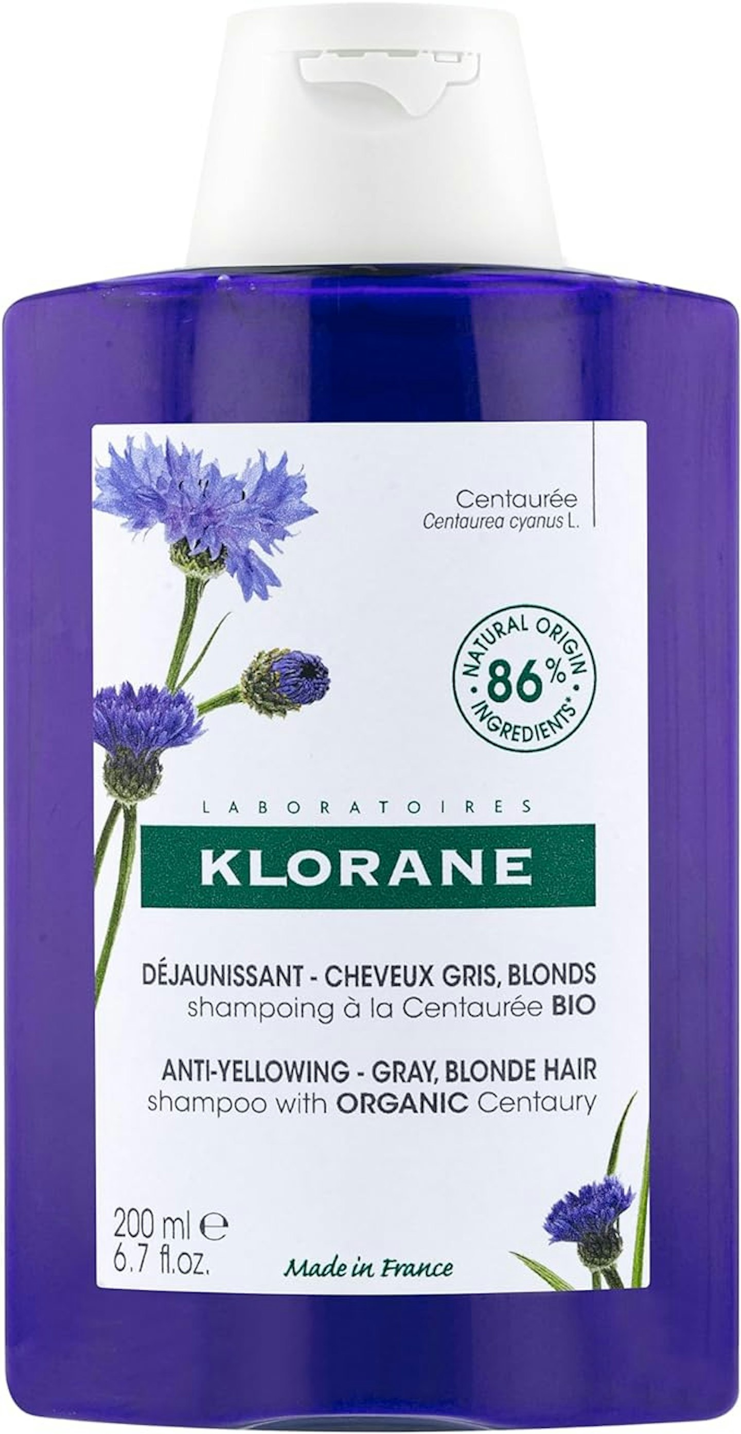 Klorane - Anti-yellowing Shampoo with ORGANIC Centaury