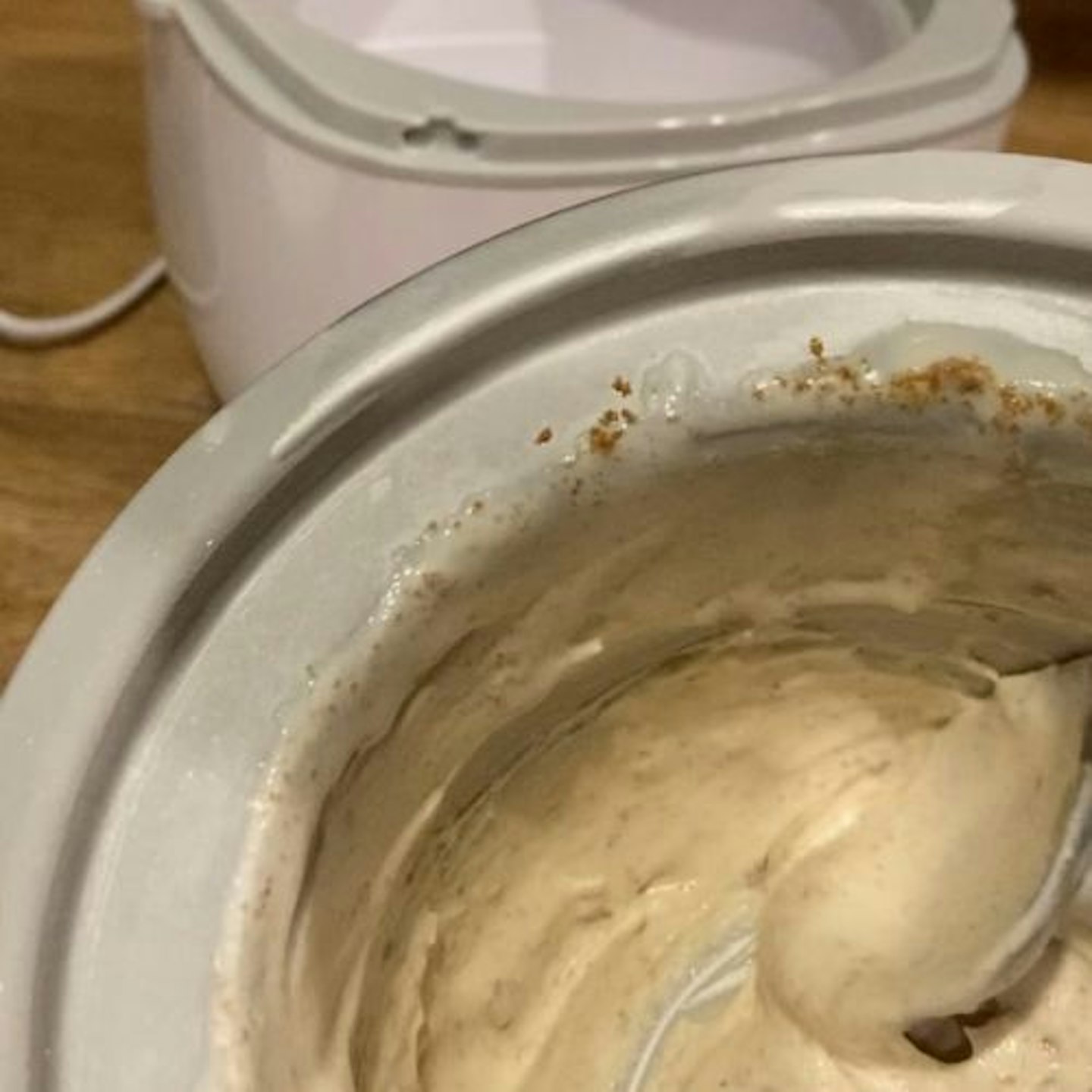 Making ice cream in Cuisinart Solo Scoops Ice Cream Maker