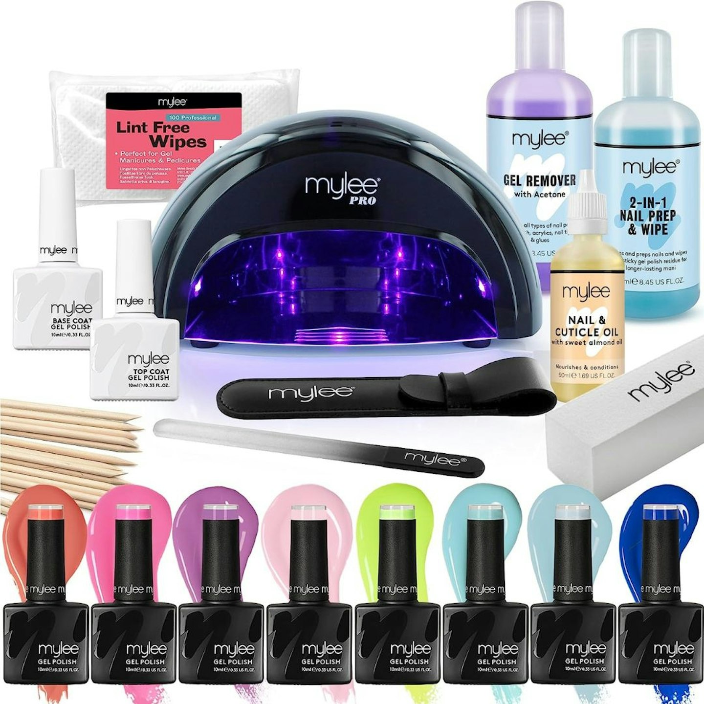 Mylee The Full Works Gel Nail Polish LED Lamp Kit