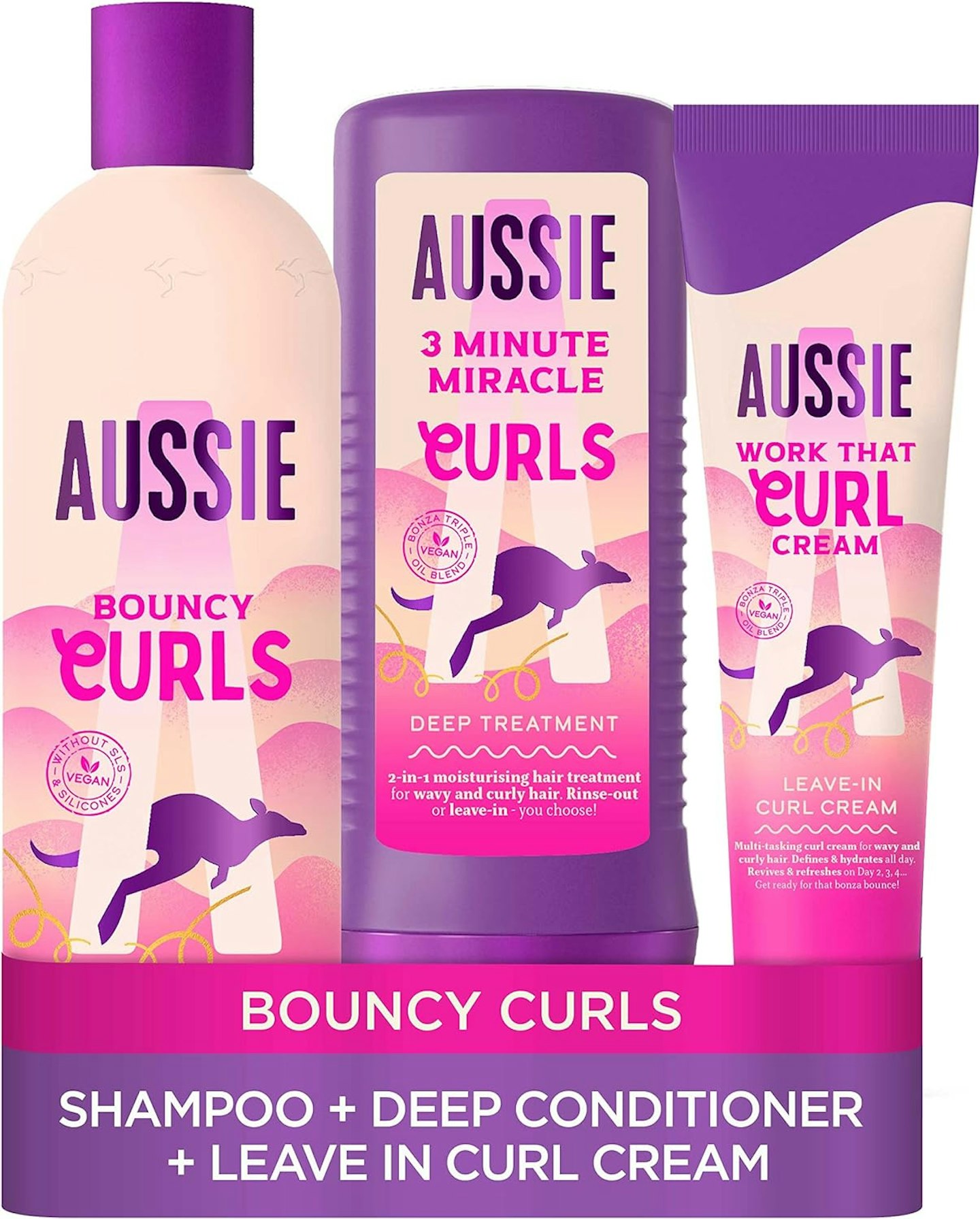 Aussie shampoo and conditioner set 