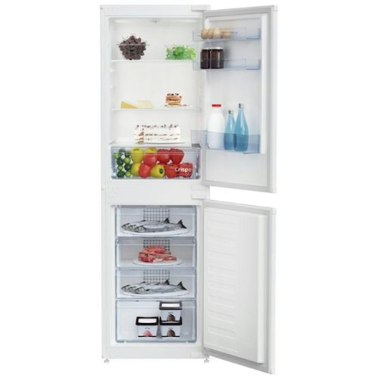 Beko BCFD450 Integrated Combi Fridge Freezer