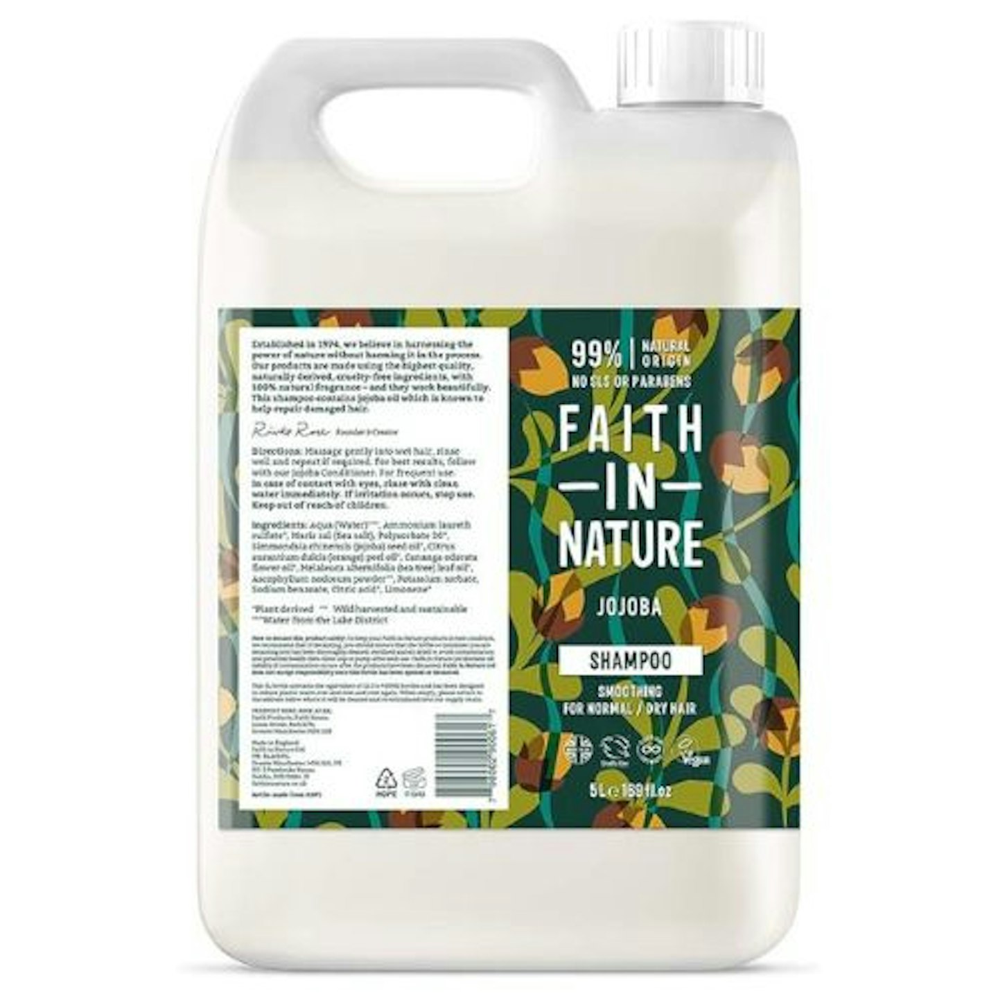 Faith In Nature Natural Jojoba Shampoo