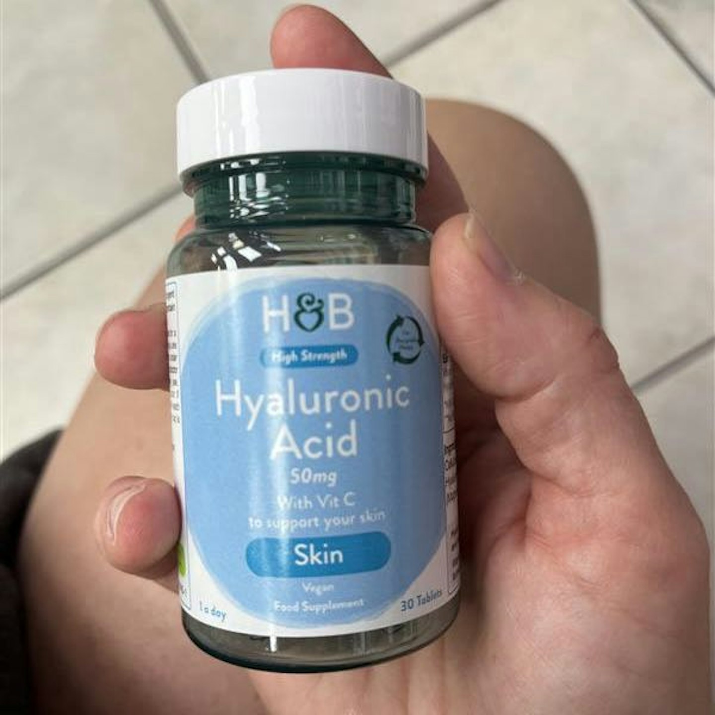 Holland and Barrett high strength hyaluronic acid 