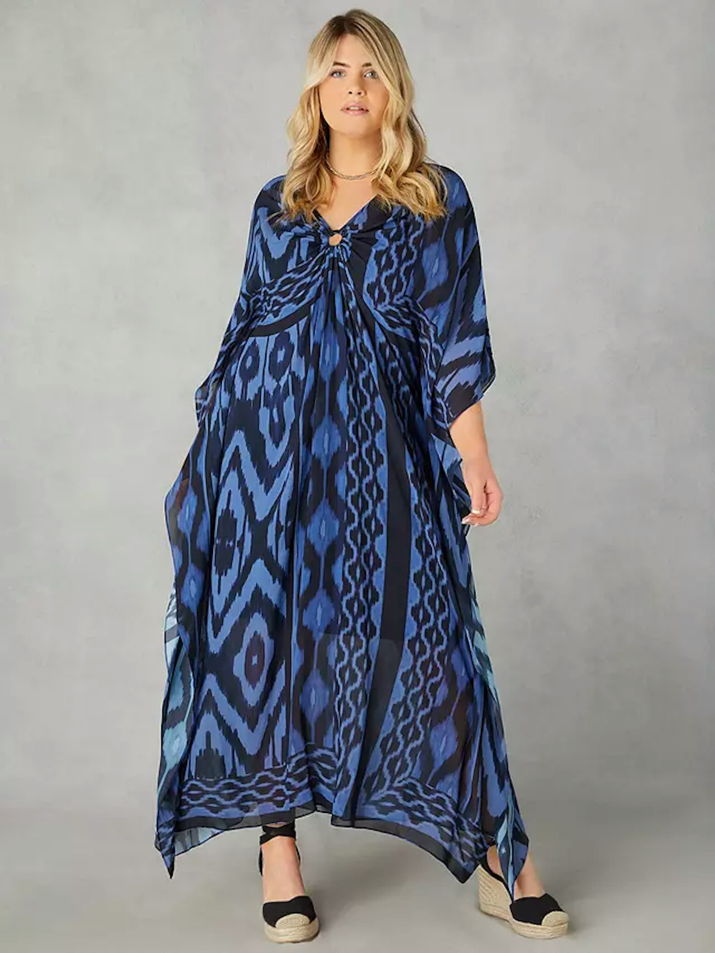 Live Unlimited Curve Ikat Maxi Kaftan