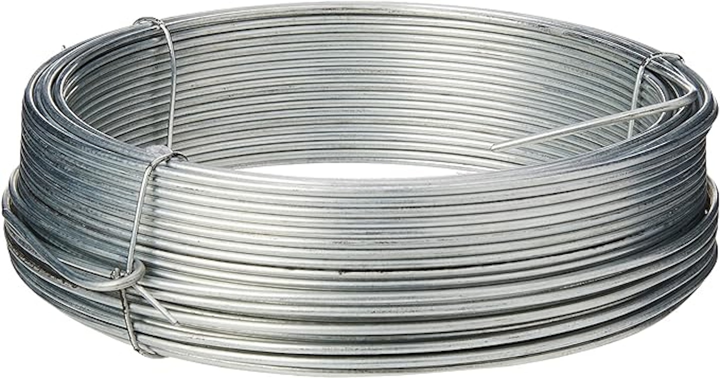 Merriway 1.6mm x 30m Galvanised Coated Garden Wire