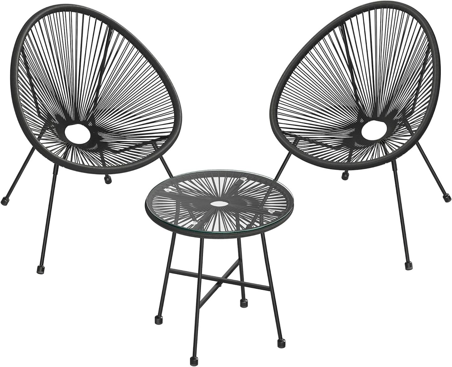 SONGMICS Garden Patio Furniture Set 3 Pieces