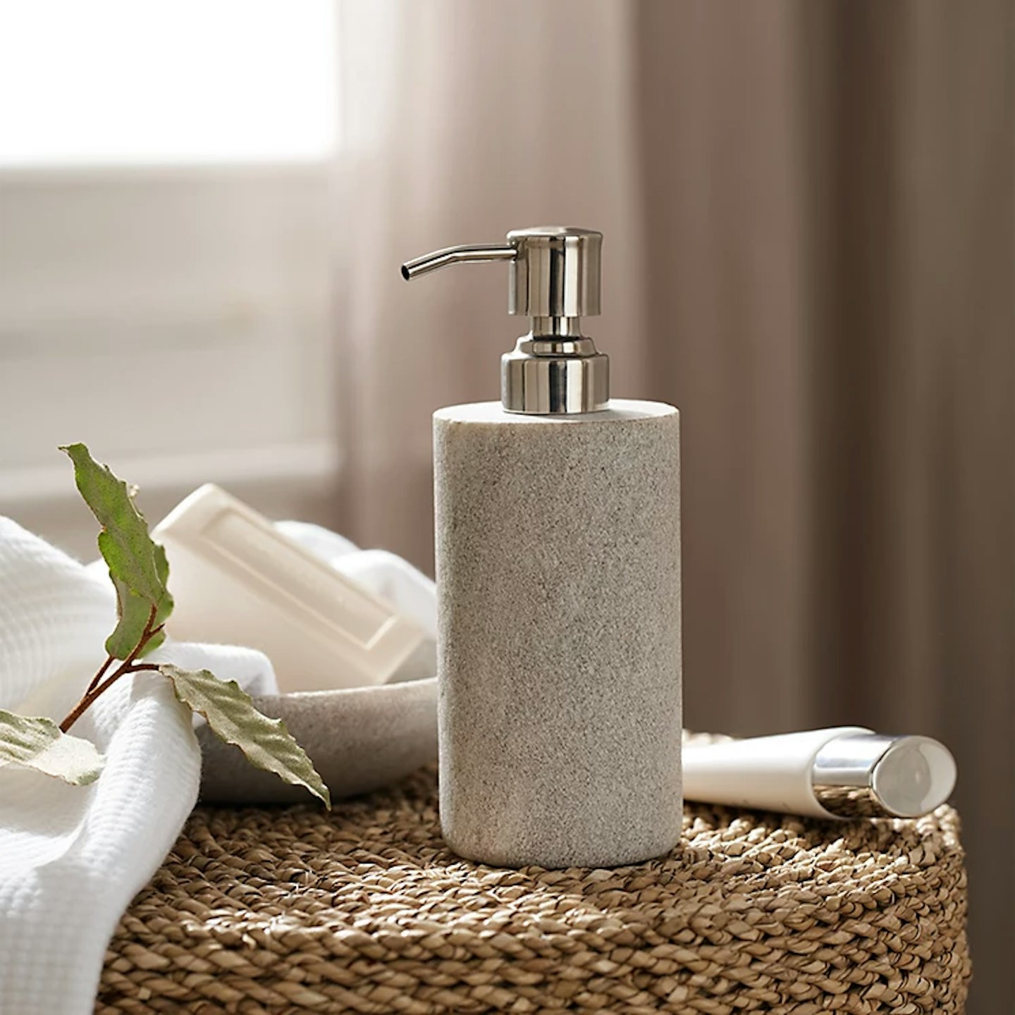 The White Company Marble Soap Dispenser