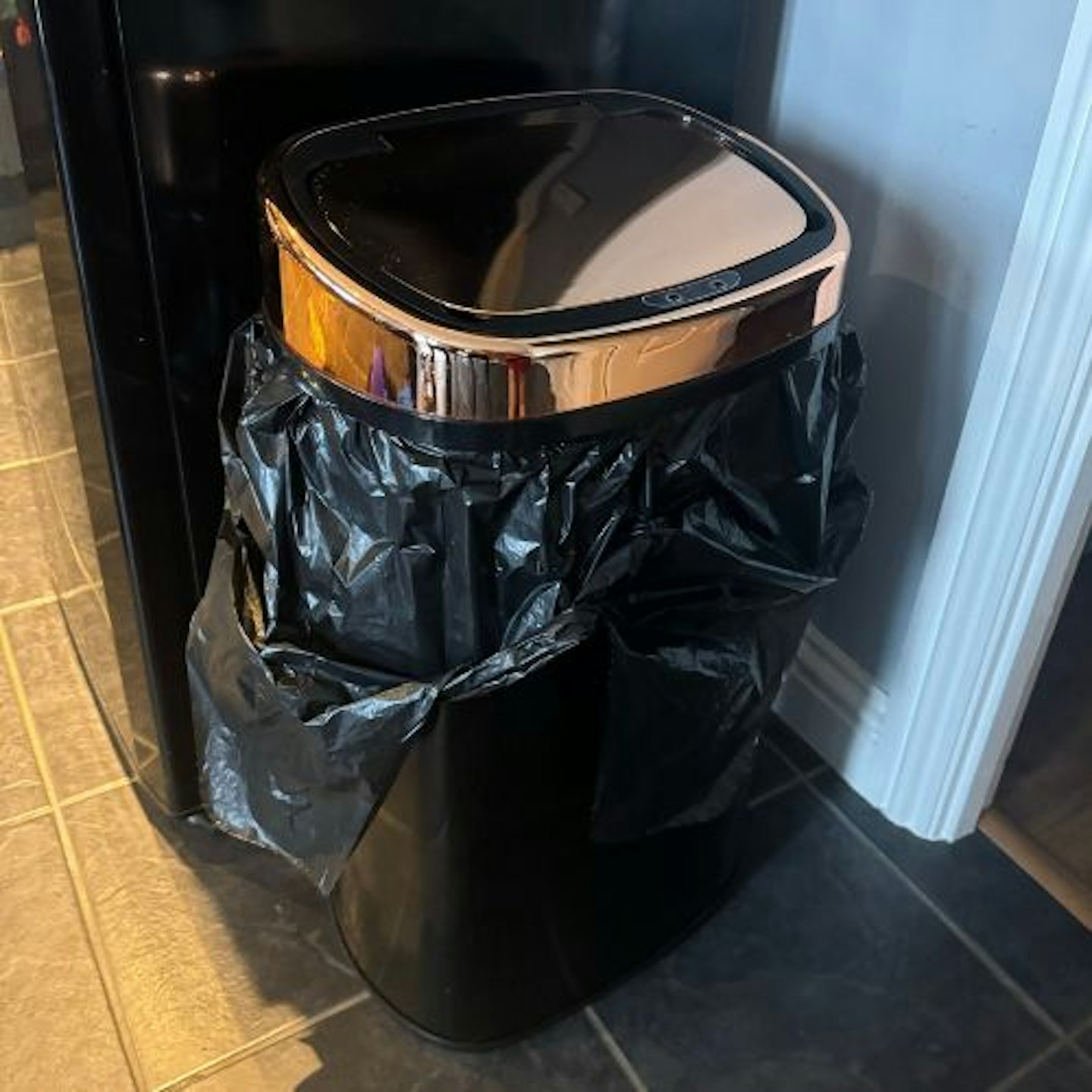 Tower 58L Sensor Bin - Rose Gold 