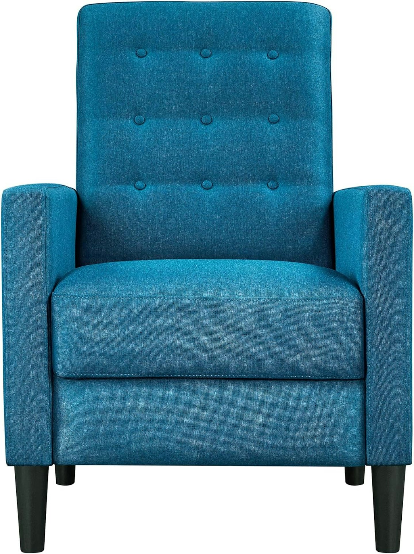 Yaheetech Blue Fabric Recliner Armchair 