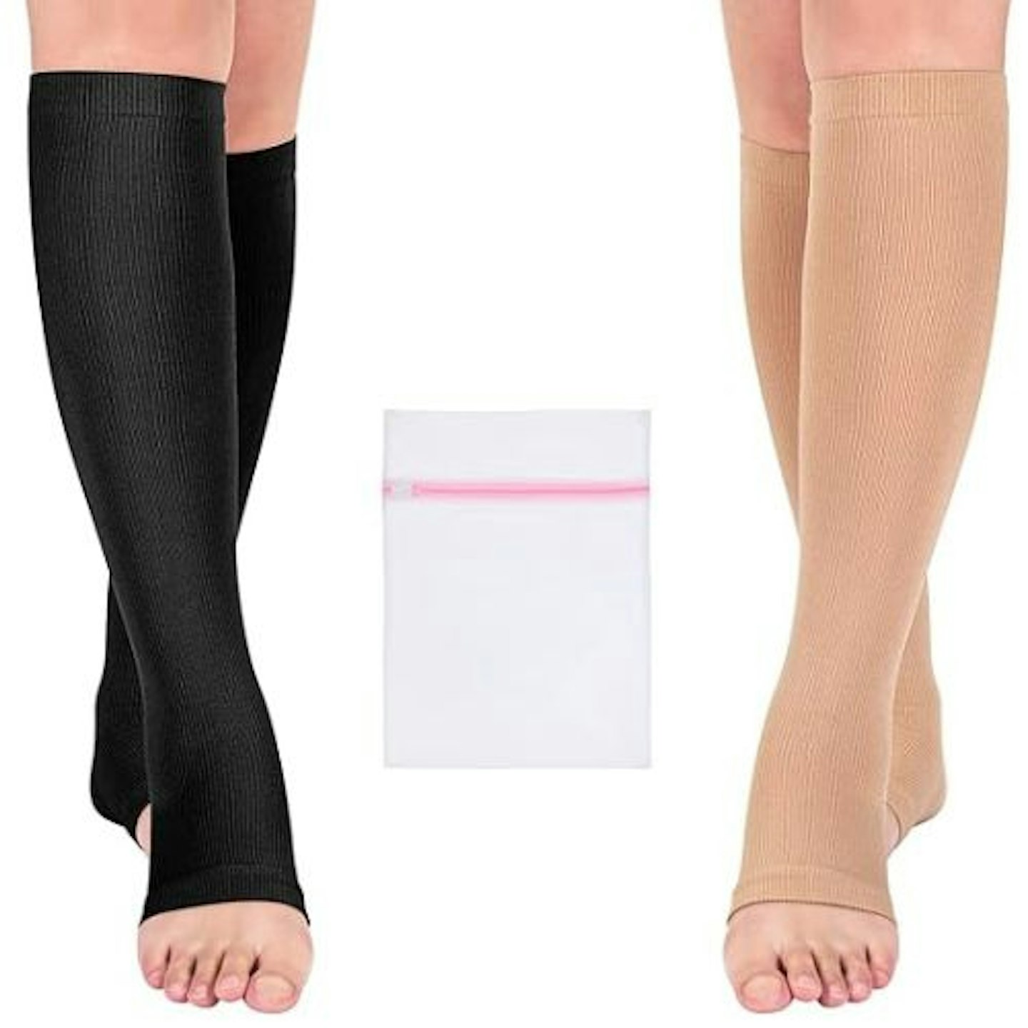 BisLinks Open Toe Medical Compression Socks