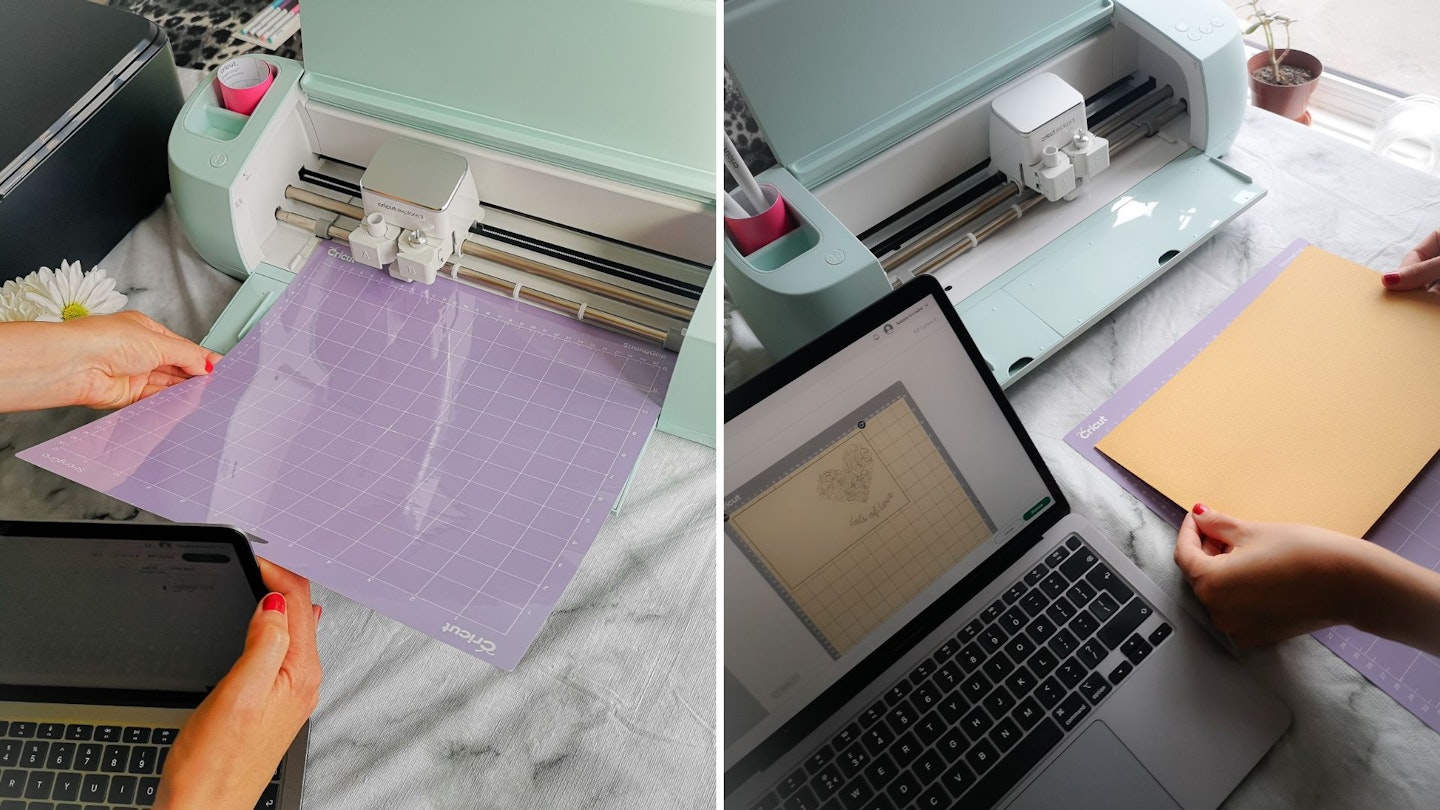 Using a cutting mat with the Cricut Explore 3