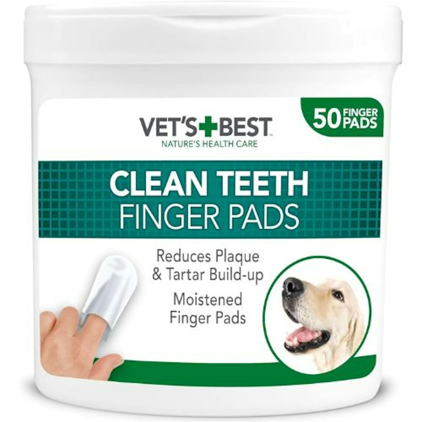 Vet's Best Dental Care Finger Wipes