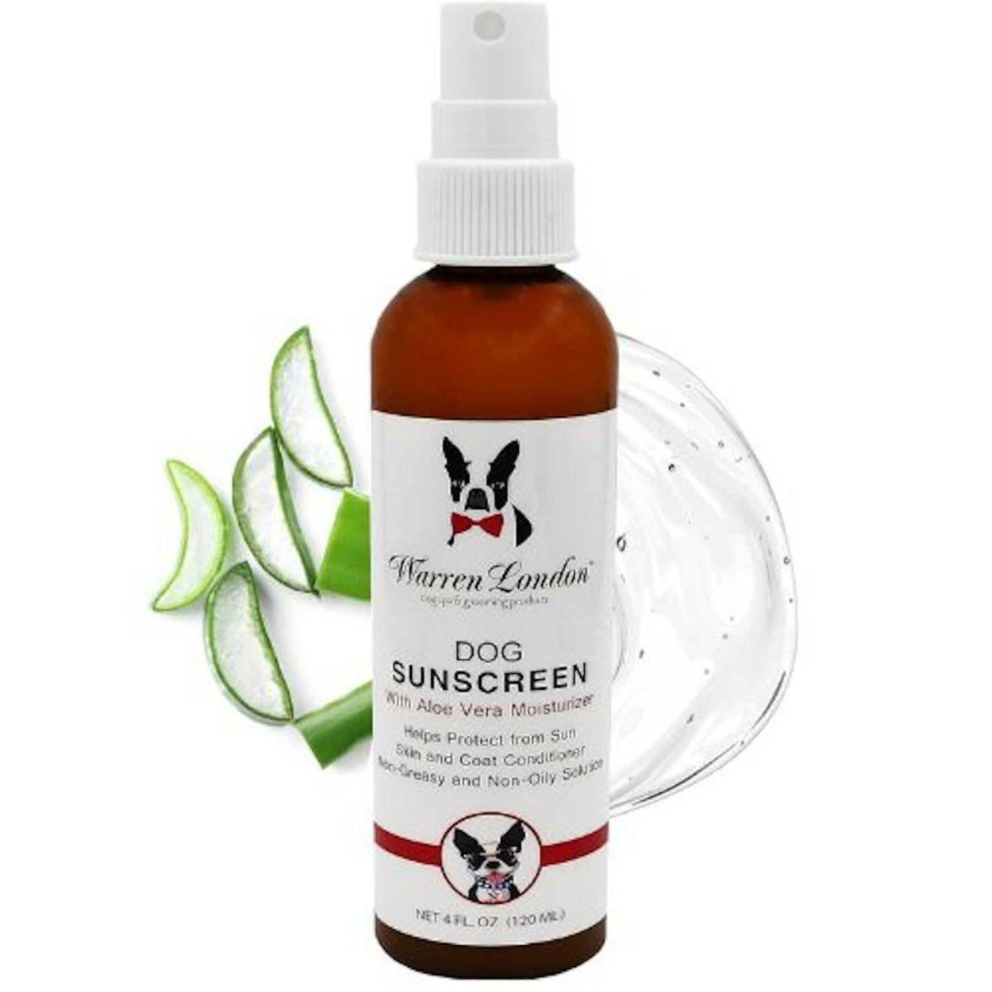 Warren London Dog Sunscreen with Aloe Vera Moisturizer