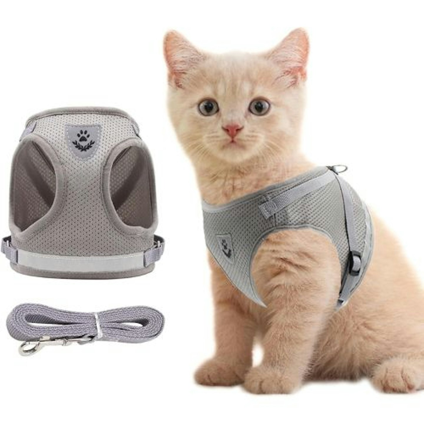 Anlitent Soft Mesh Cat Harness and Lead Set