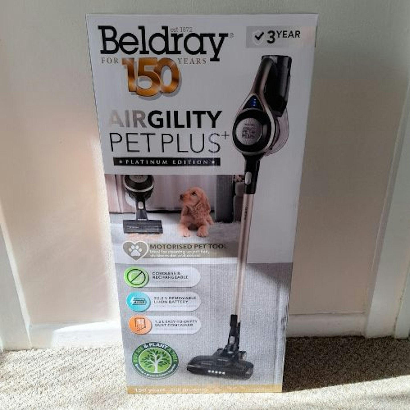 Beldray Airgility Pet Plus+ Platinum Edition