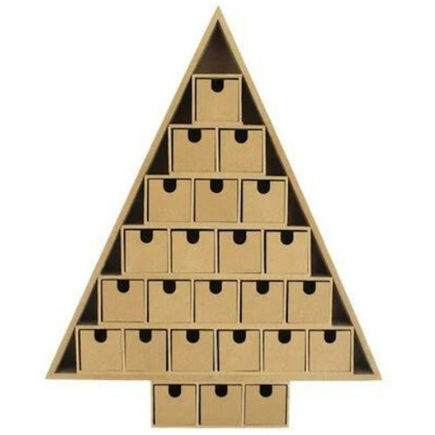 Christmas Tree Wooden Advent Calendar