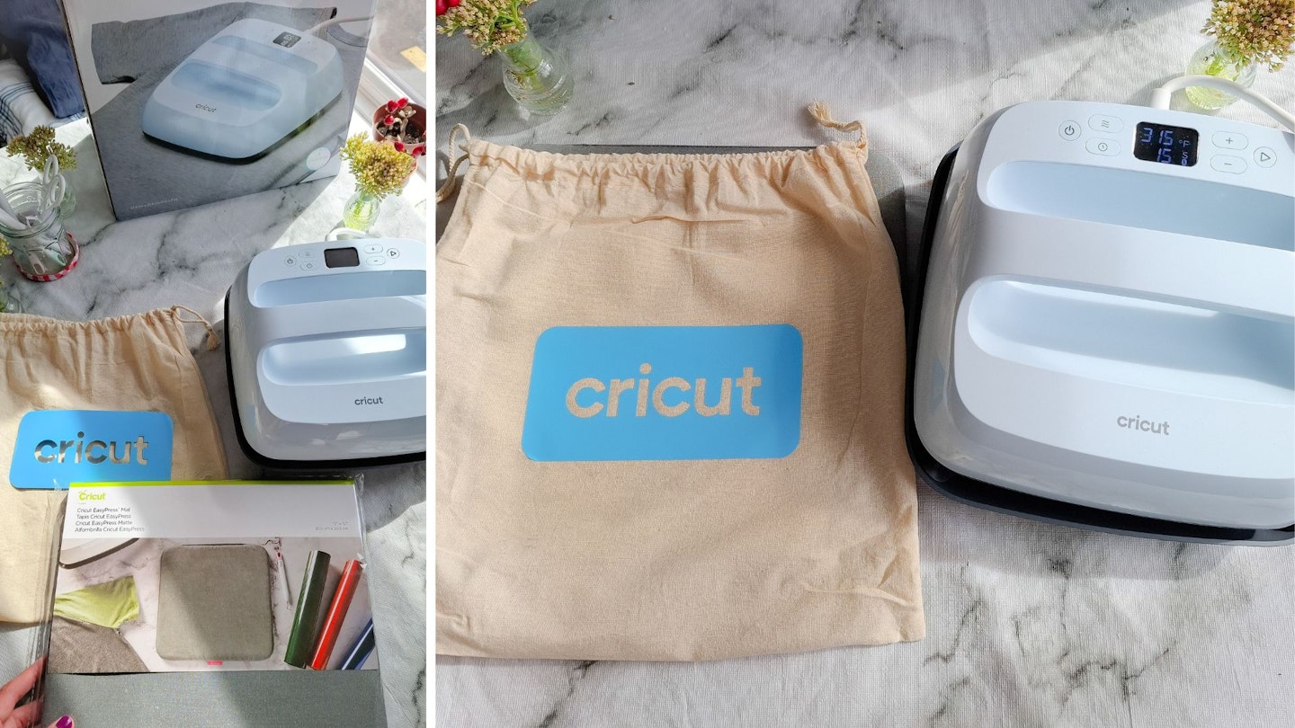 Cricut EasyPress 3 tote bag practice project