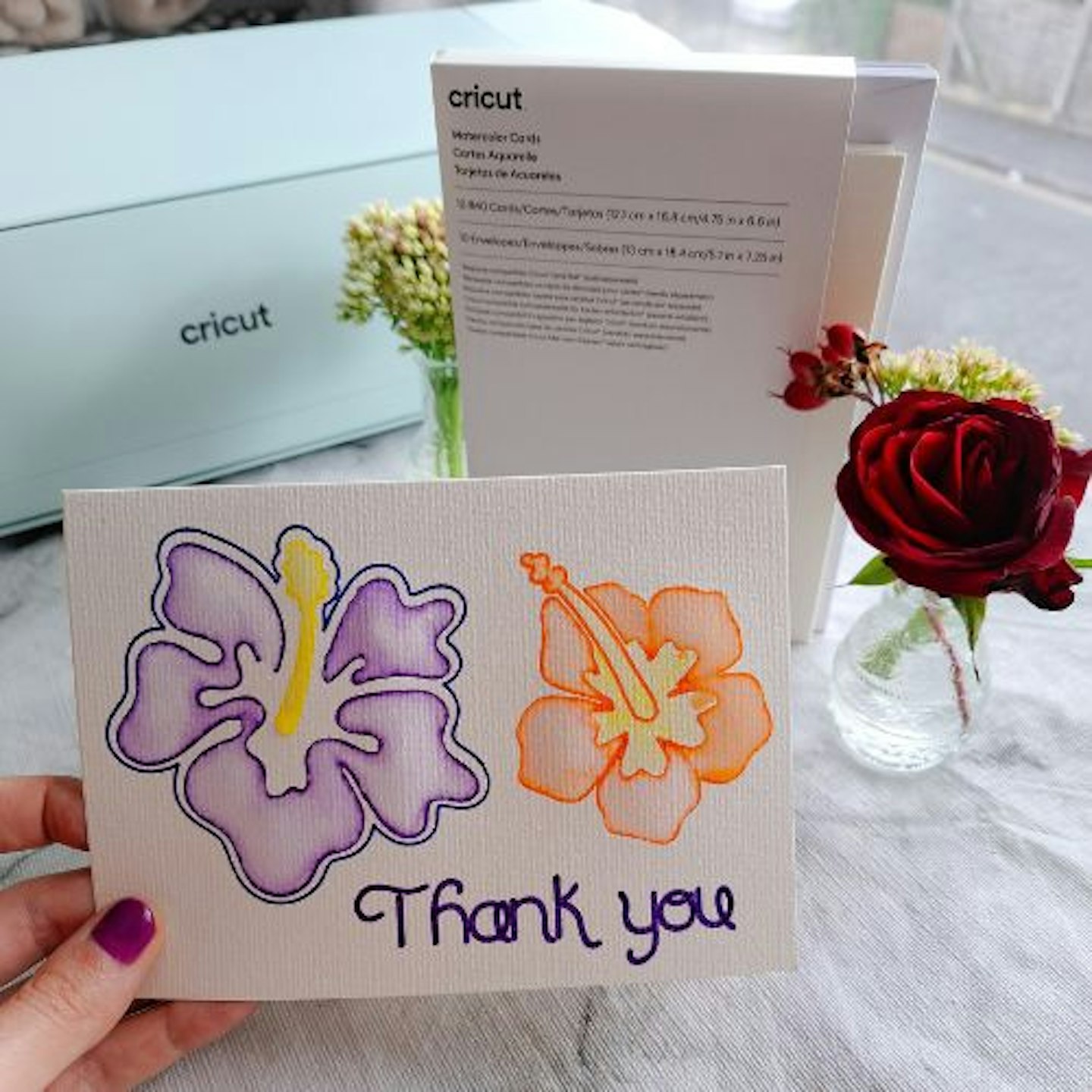 Cricut Watercolor Cards