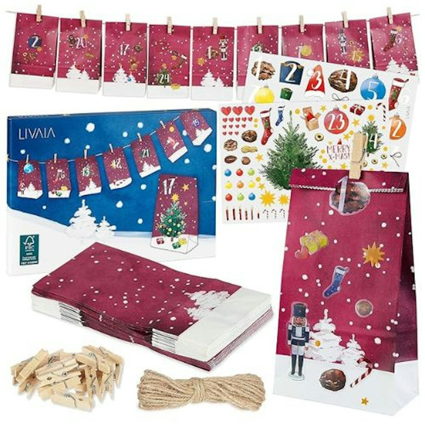 LIVAIA DIY Advent Calendar Kit