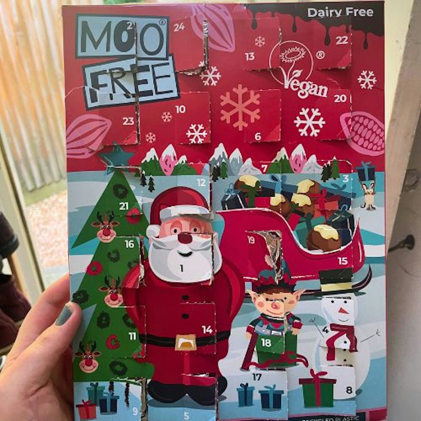 Moo Free Original Advent Calendar, tried and tested by Piper Huxley