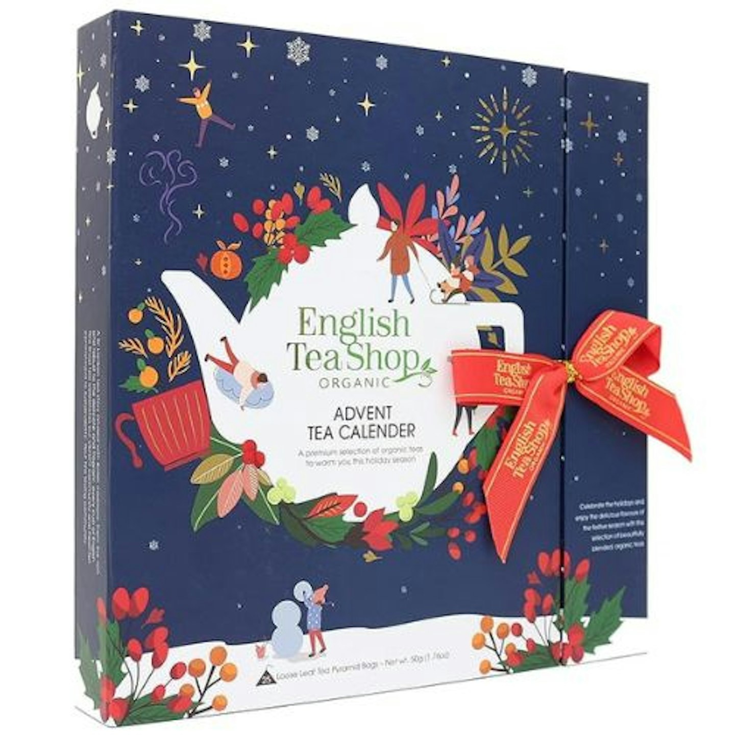 English Tea Shop Book Style Christmas Night Advent Calendar