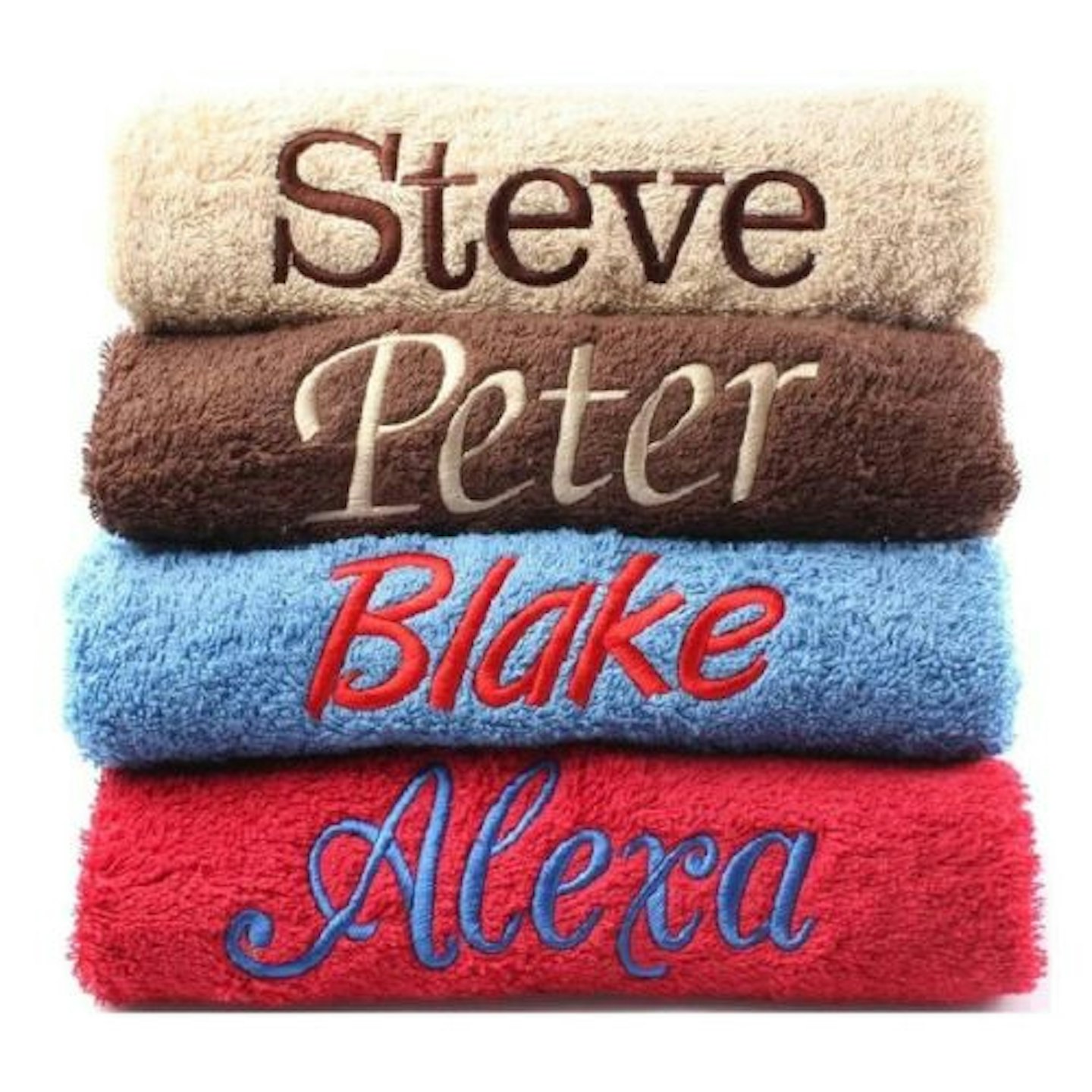 Personalised Embroidered Towels 