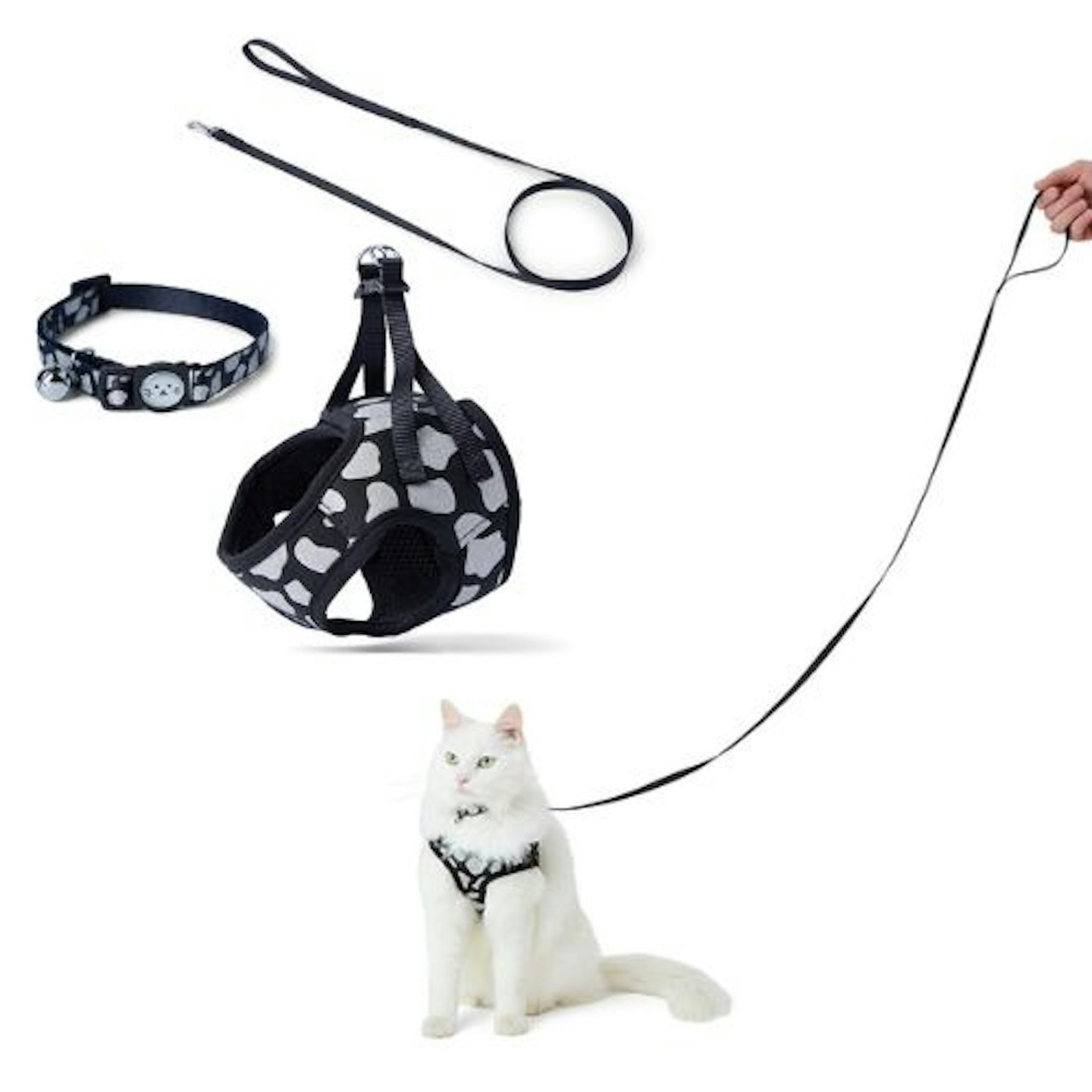 Pets at Home Reflective Cat Collar, Harness & Lead Set