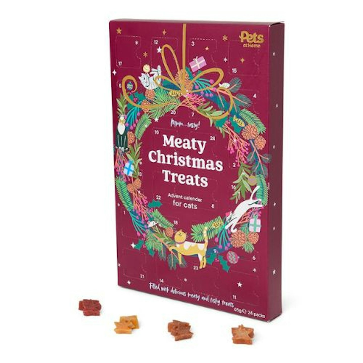 Pets at Home Christmas Meaty Treats Cat Advent Calendar