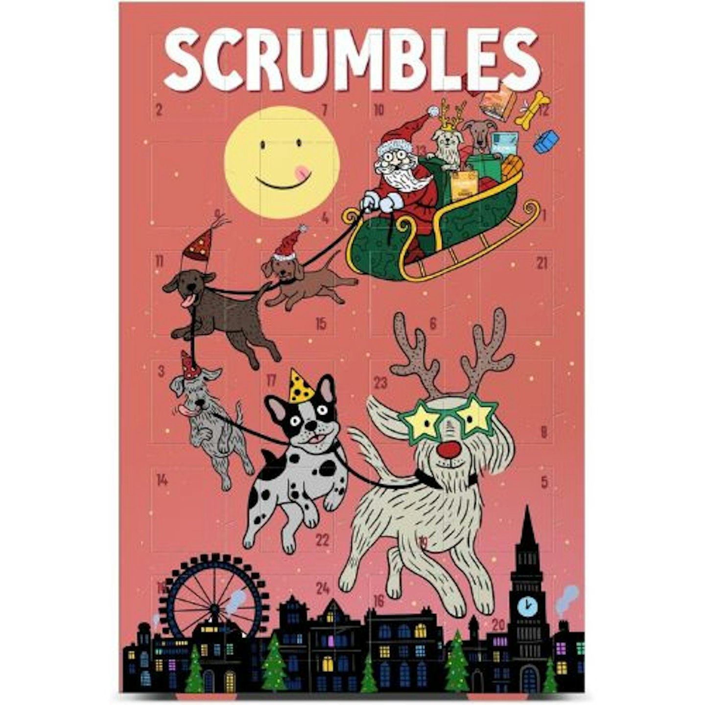 Scrumbles Dog Advent Calendar with Natural Dog Treats