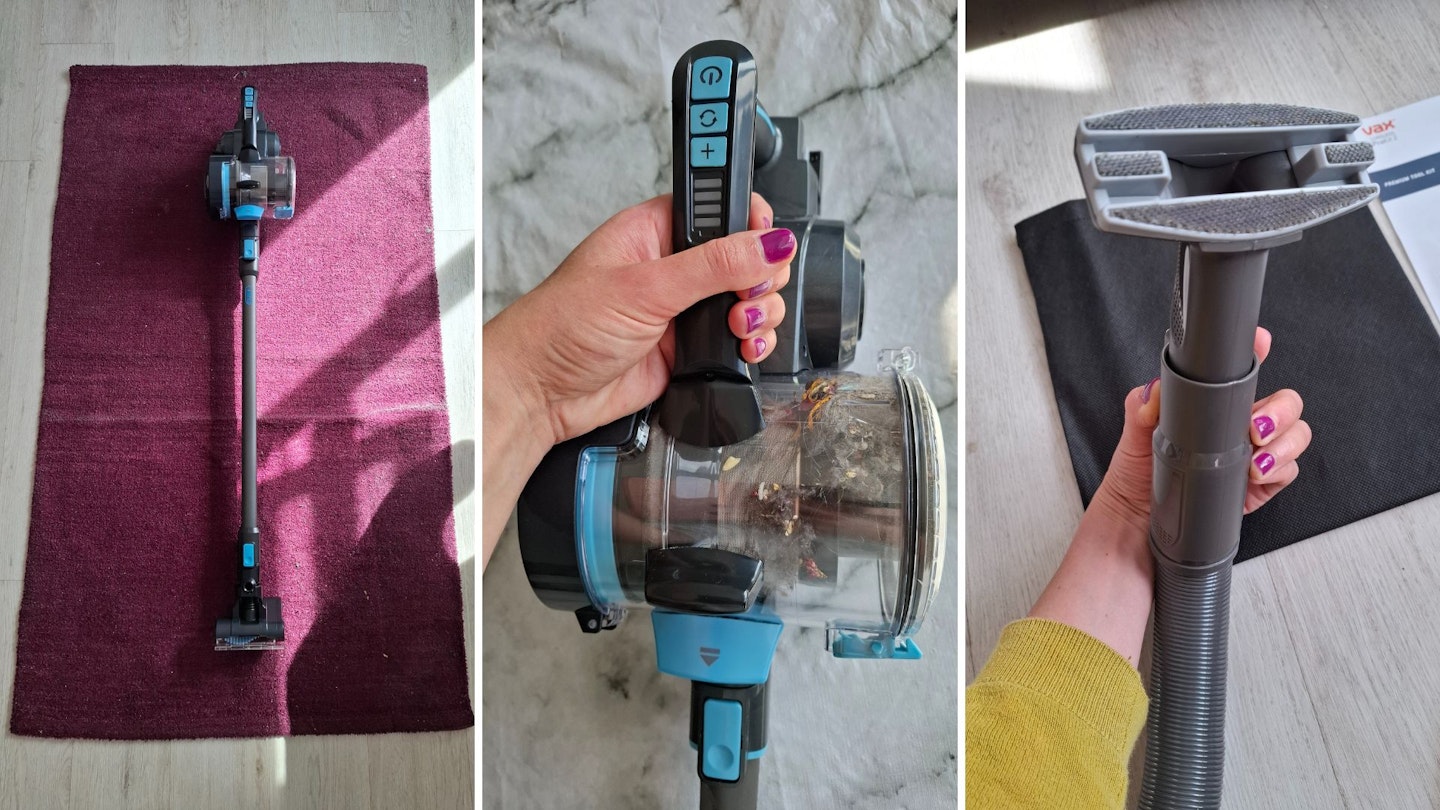 VAX ONEPWR Blade 4 Pet Cordless Vacuum Cleaner attachments and cleaning performance