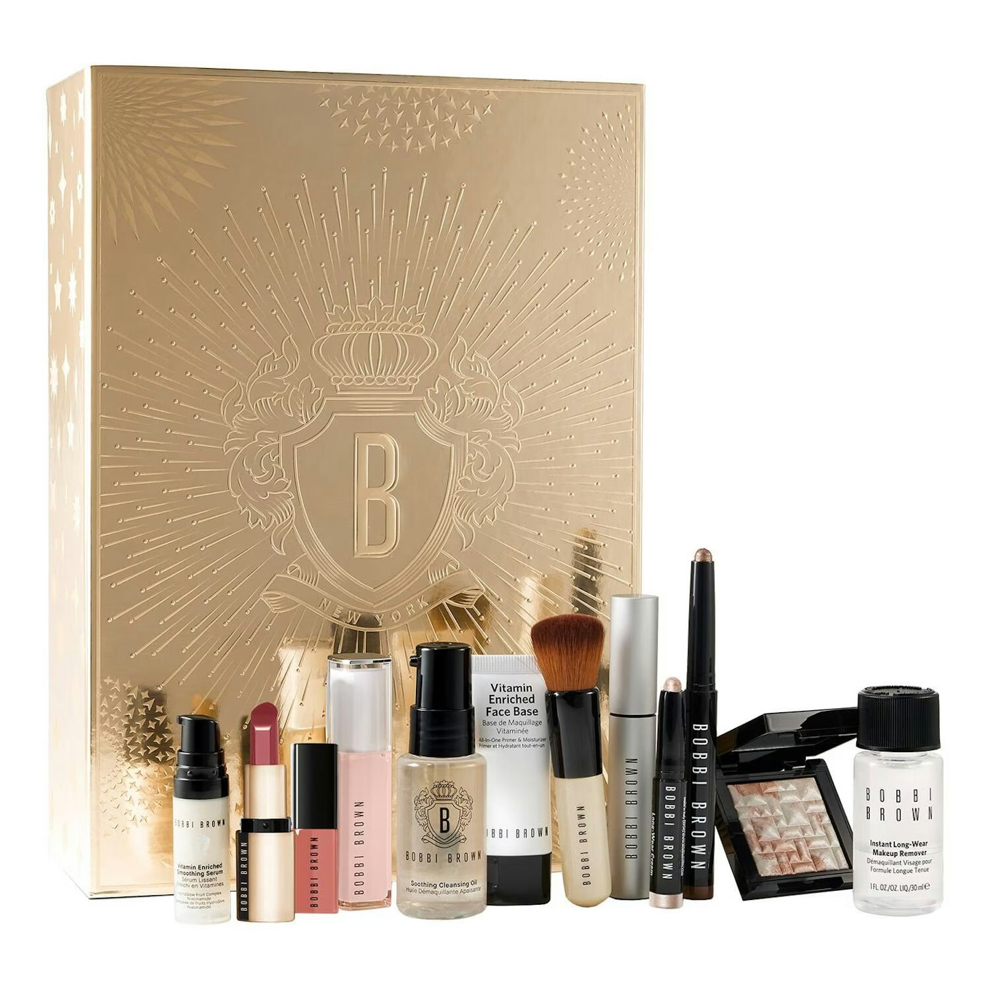 BOBBI BROWN Dazzle&Glow 12-Day Advent Calendar with the products included 