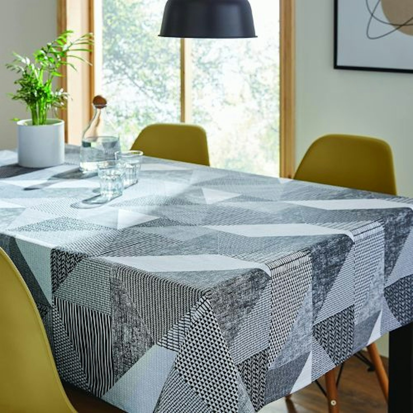 Catherine Lansfield Larsson Geo Table Cloth