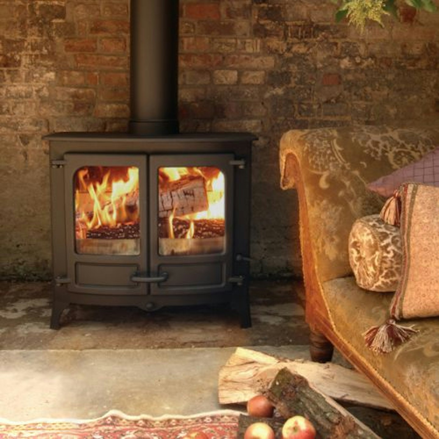 Charnwood Island Three BLU Wood Burning Ecodesign Stove