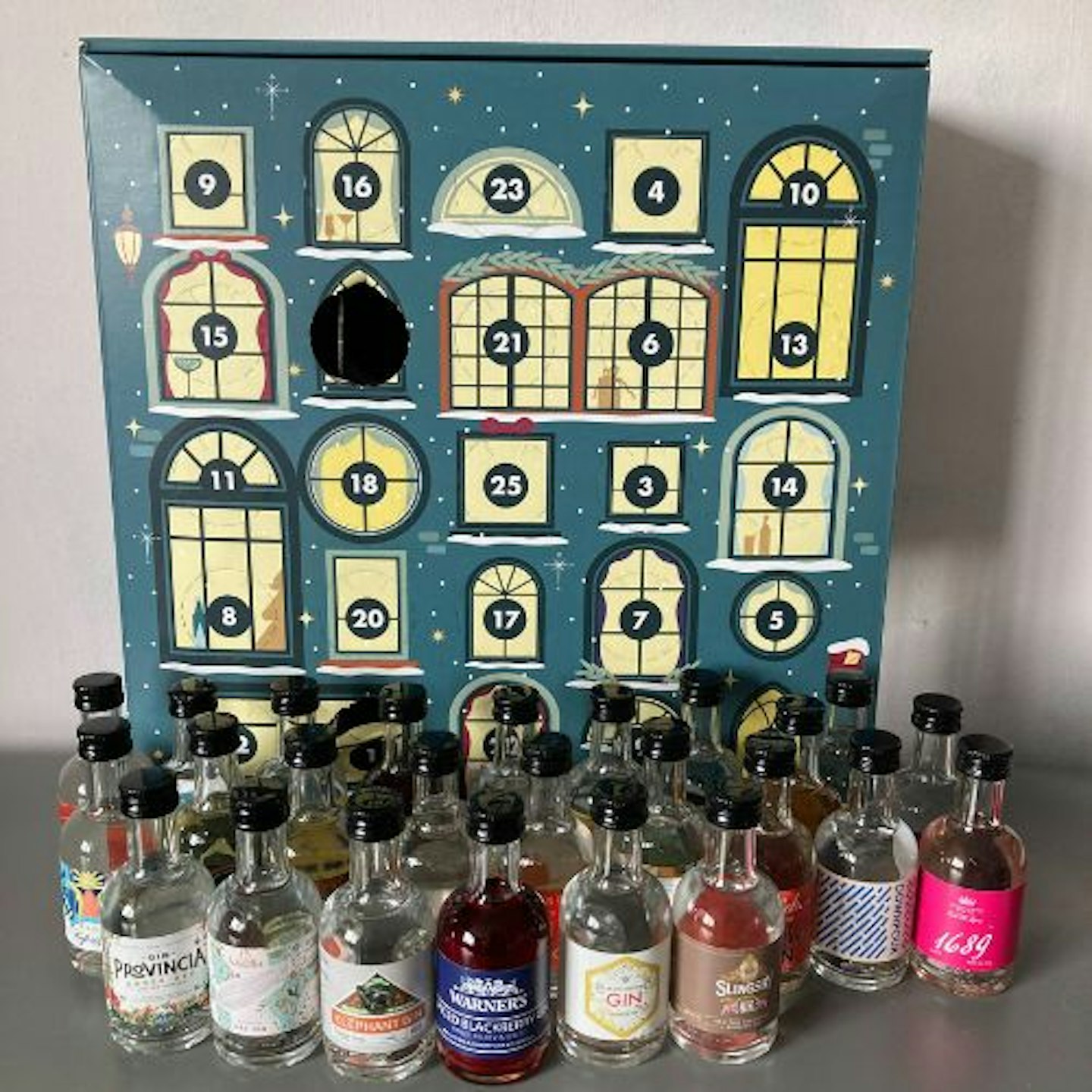 Craft Gin Advent Calendar 2024 contents