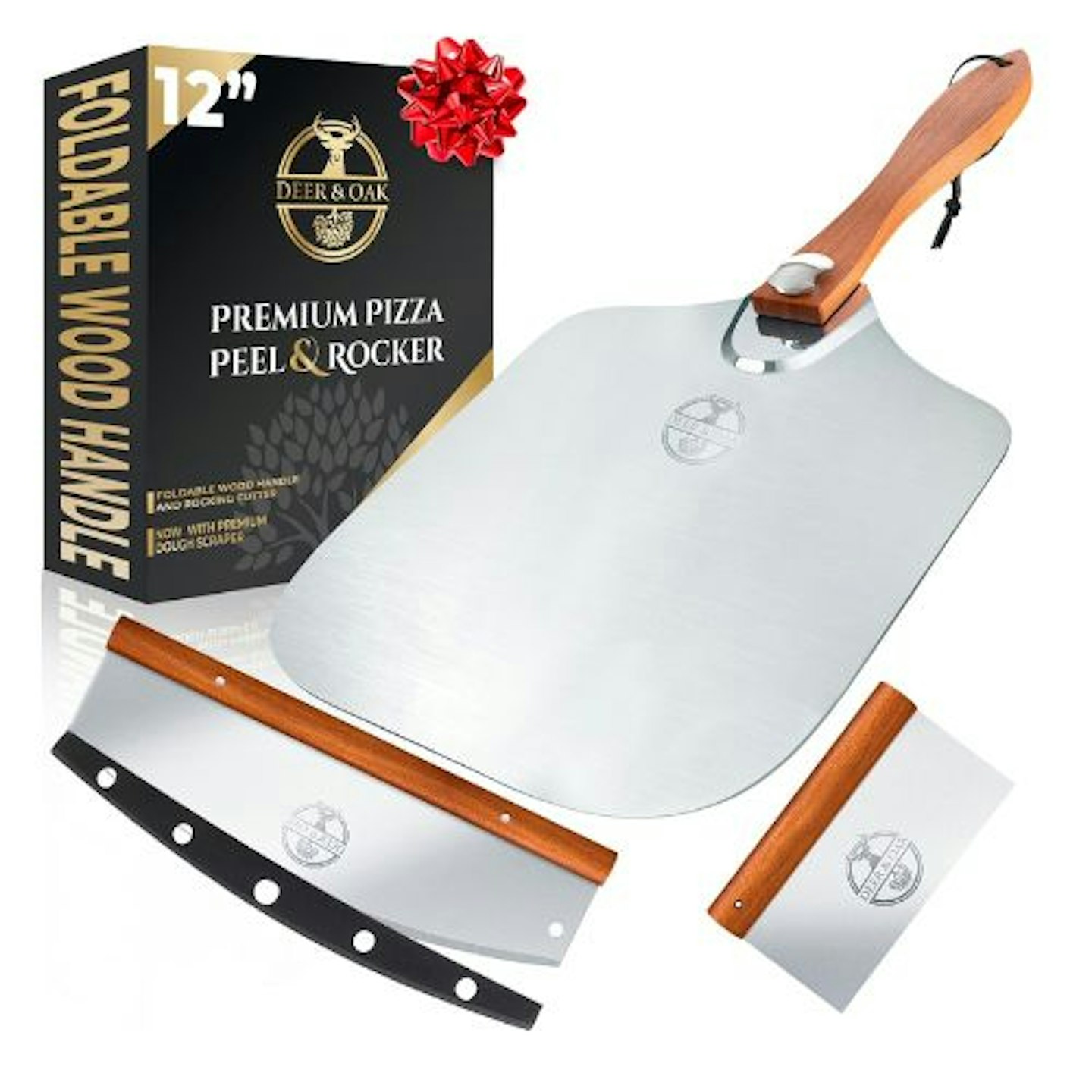 Deer & Oak Premium Pizza Peel Set