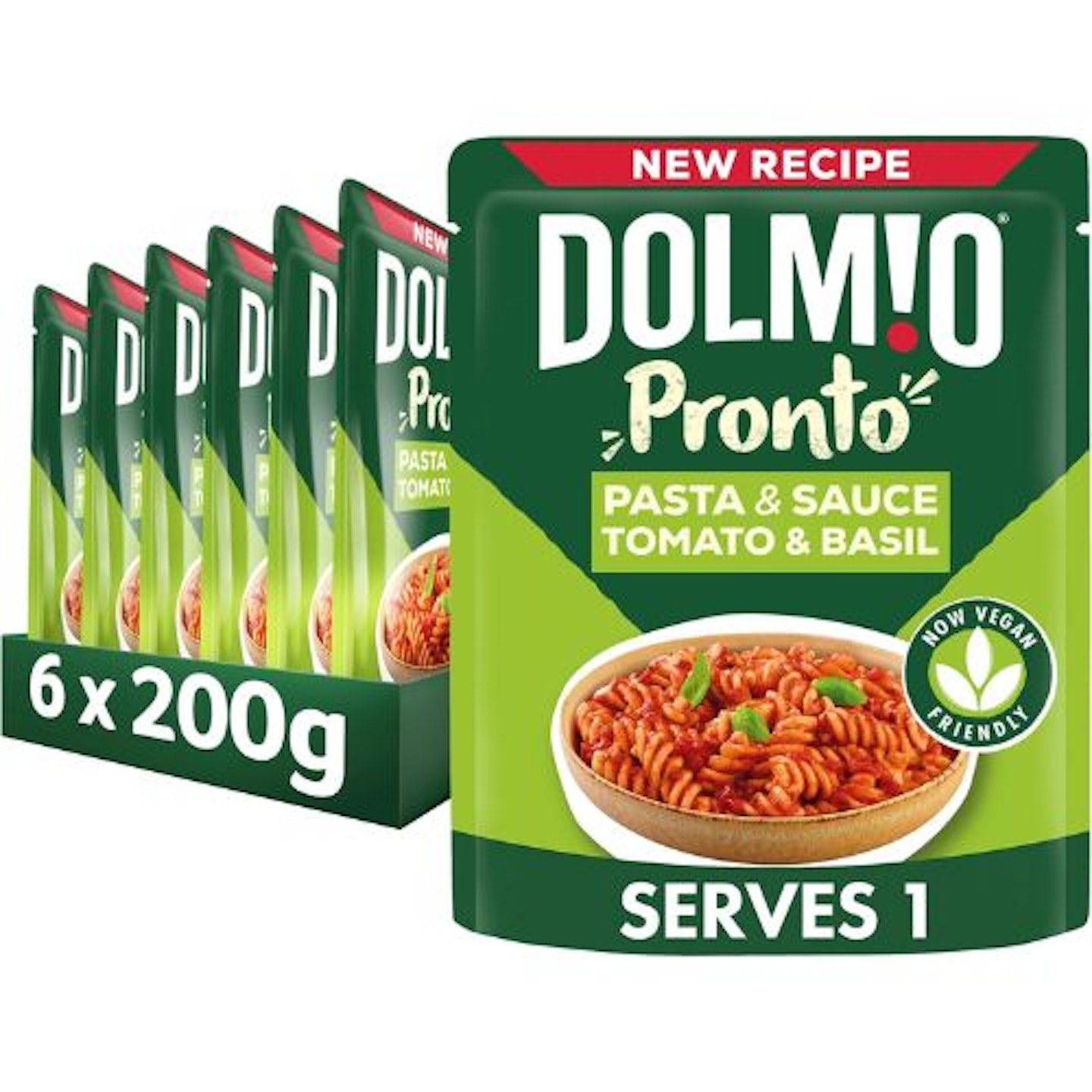 Dolmio Pasta Pronto Tomato & Basil Microwave Fusili 