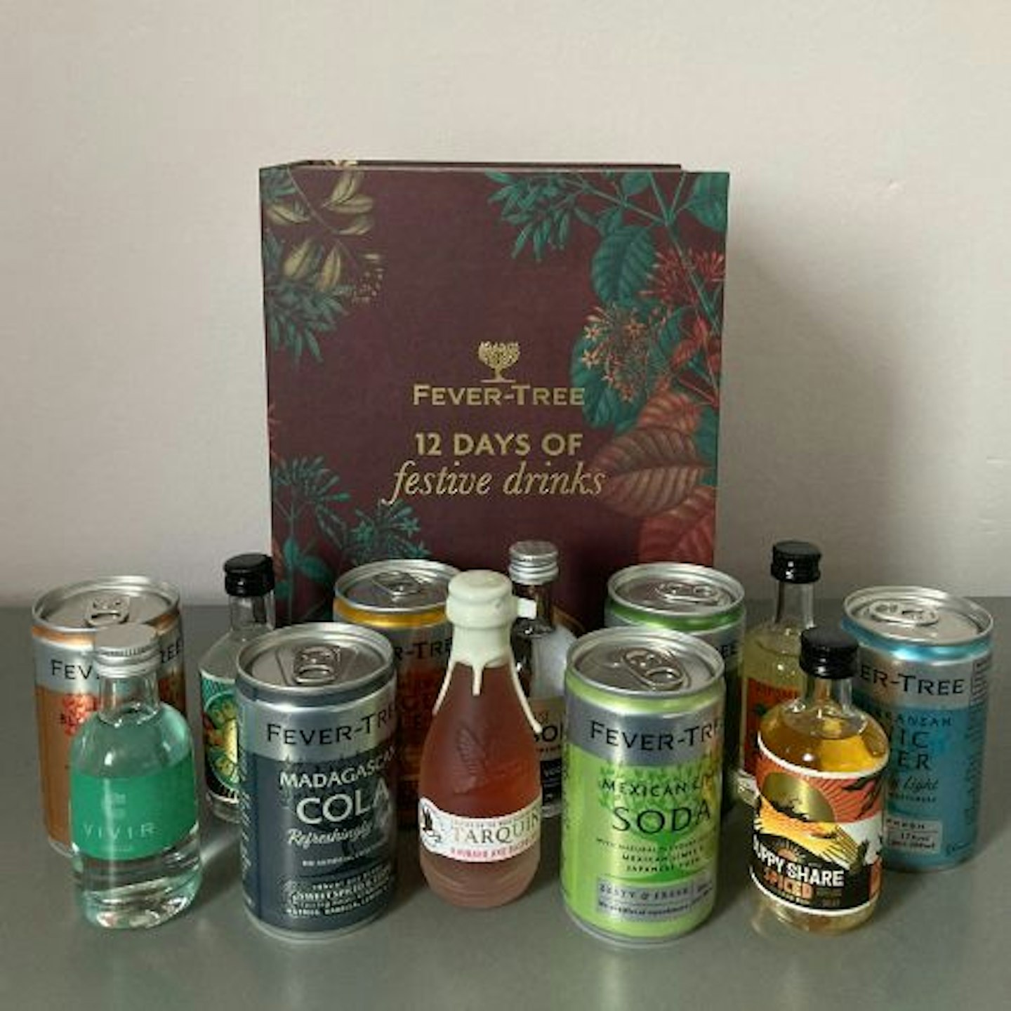 Fever-Tree 12 Days of Festive Drinks contents