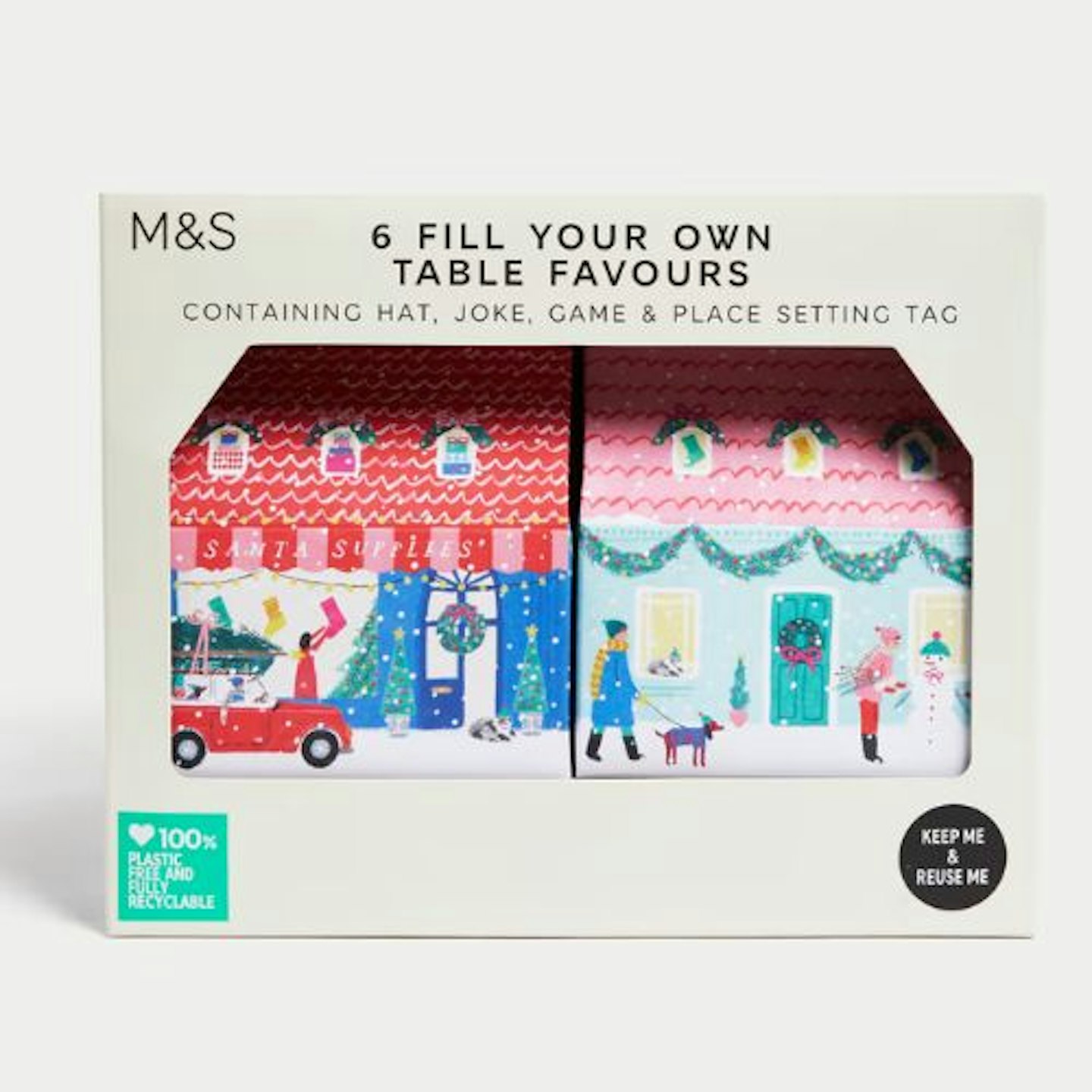 Fill-Your-Own Christmas Table Favours