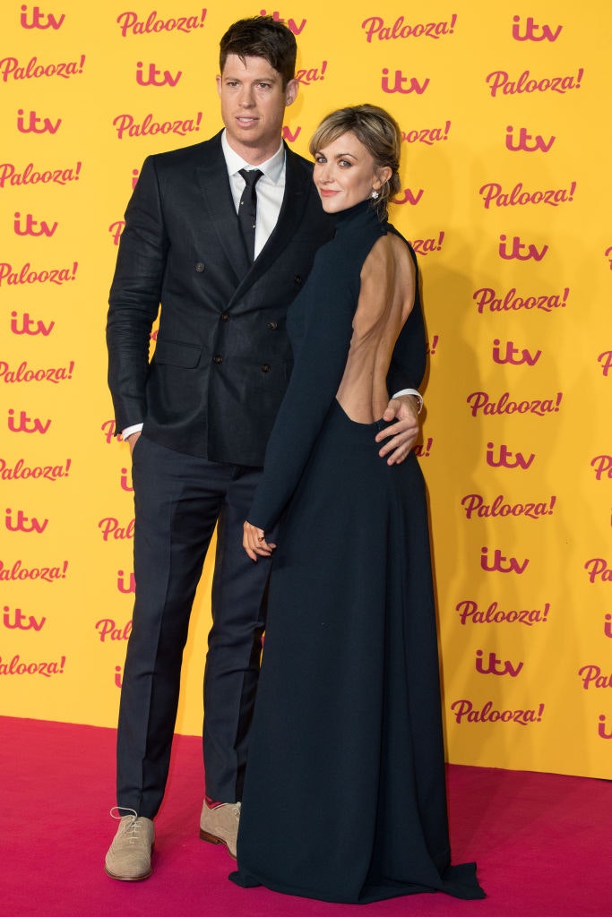 Katherine Kelly and Ryan Clark attending an award function