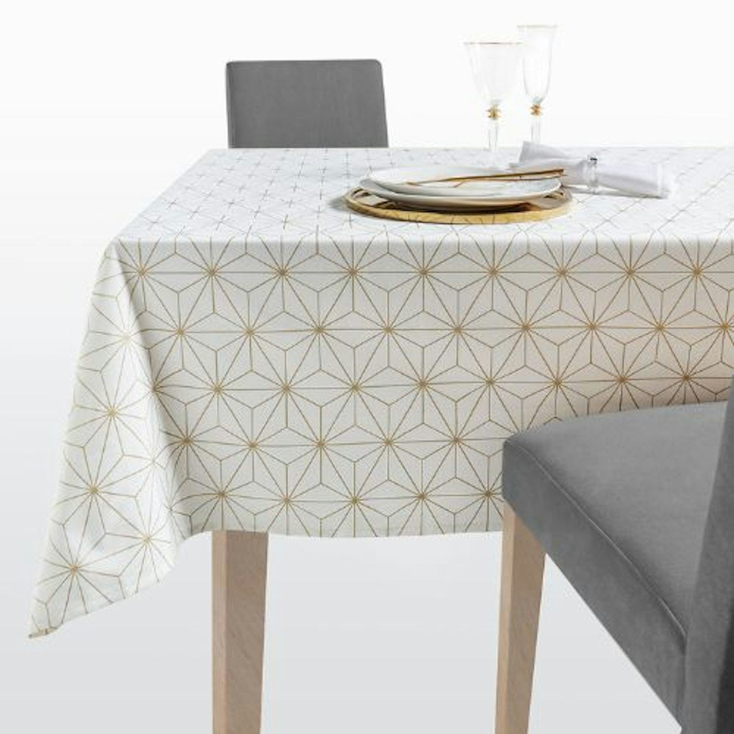 La Redoute Interieurs Nordic Star Patterned Tablecloth