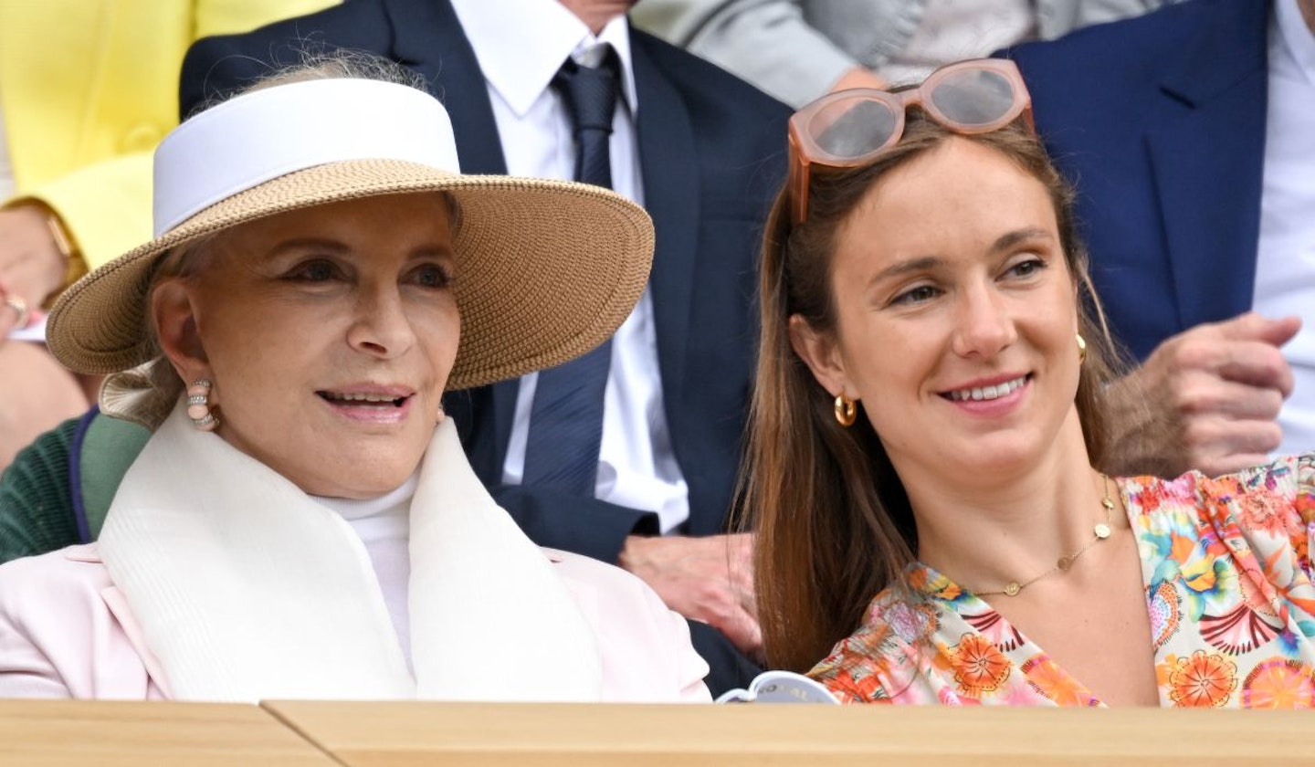 Lady Marina Windsor and Princess Michael of Kent at Wimbledon 2022