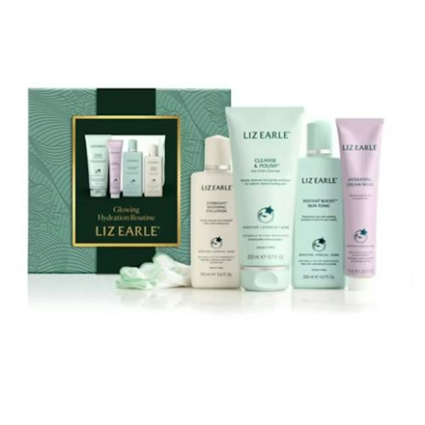 Liz Earle Glowing Hydrating Routine 4 Full-Size Piece Gift Set