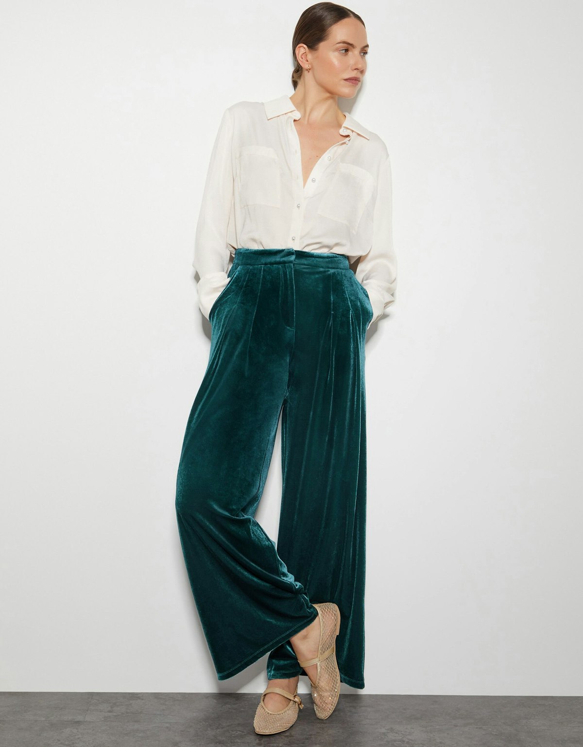 VIVIAN WIDE LEG TROUSERS main image 0