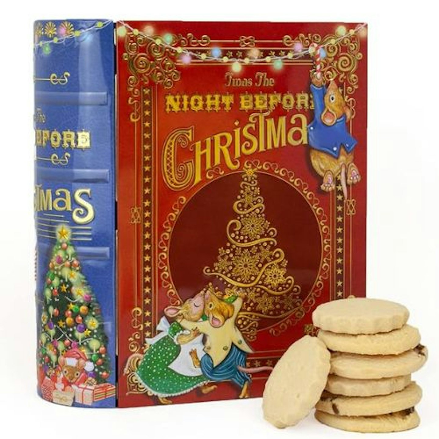 Night Before Christmas Biscuits Tin