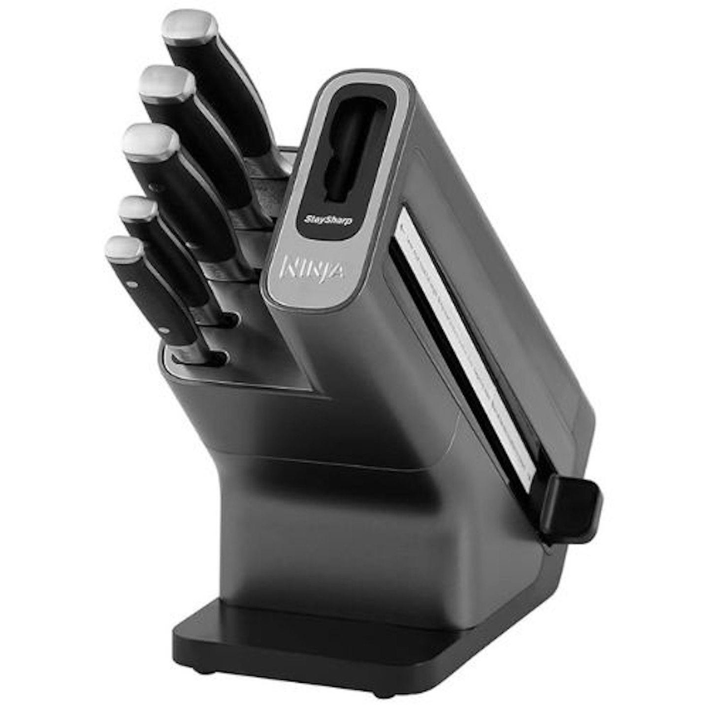 Ninja Foodi StaySharp Knife Block with Integrated Sharpener