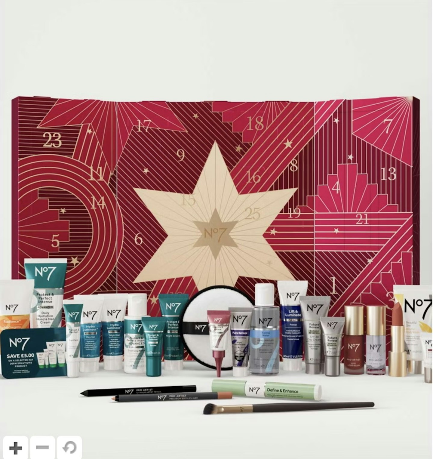 Image of No7 25 Day Beauty Secrets Advent Calendar