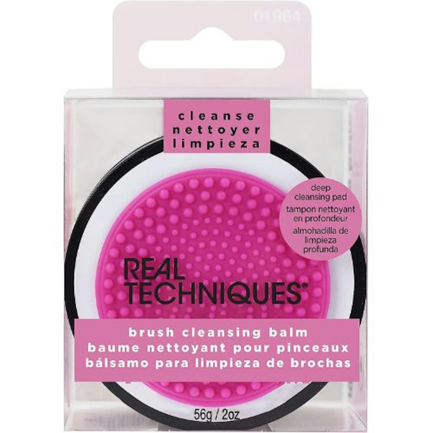 Real Techniques Brush Cleansing Balm with Deep Cleansing Pad